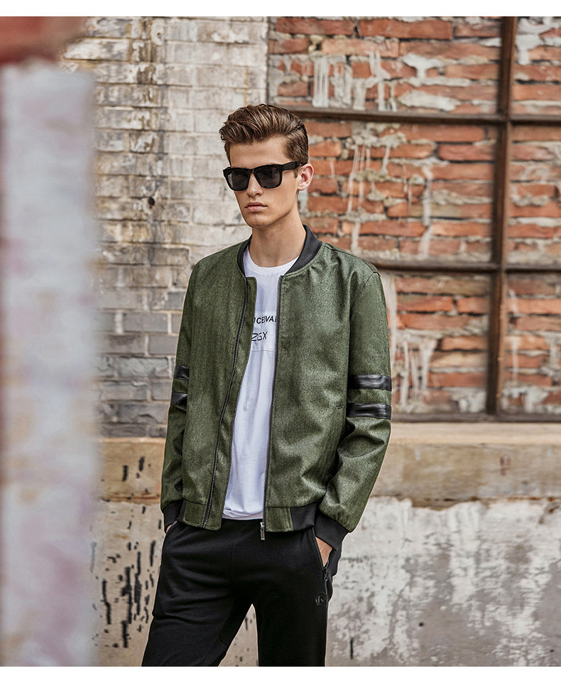 Осенняя трендовая бейсбольная модная куртка                