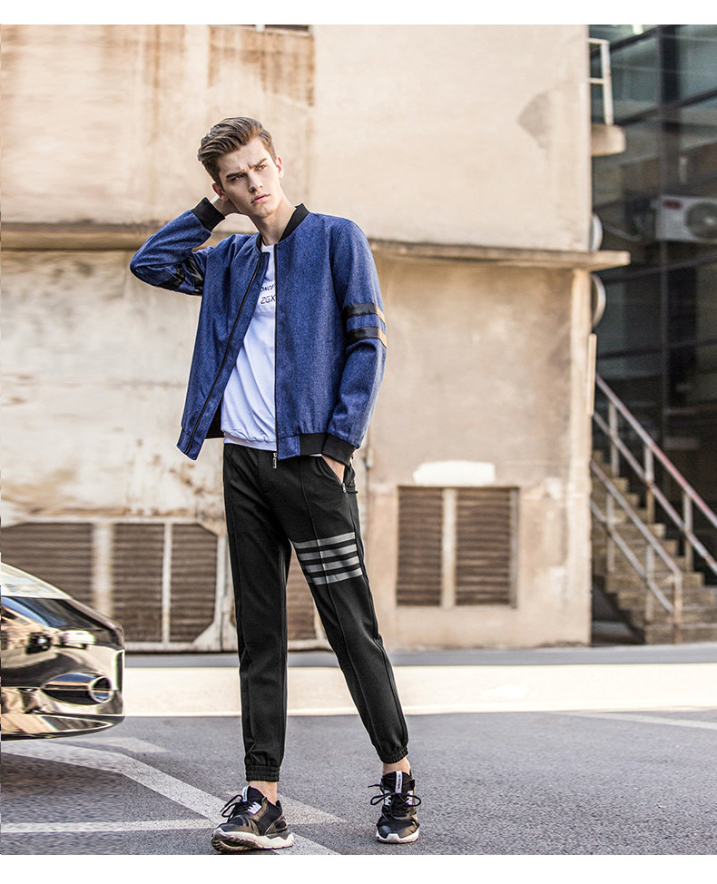 Осенняя трендовая бейсбольная модная куртка                