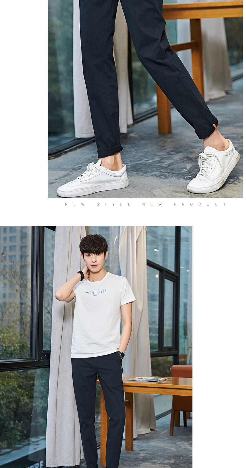 Quần áo Tiancheng 2019 xuân mới quần âu xu hướng nam phiên bản Hàn Quốc cá tính trẻ trung Quần lọt khe quần kaki nam đẹp