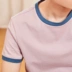 Quần áo Tiancheng 2019 hè mới nam xu hướng áo thun ngắn tay phiên bản Hàn Quốc của áo cotton nhỏ sửa chữa áo sơ mi body tay áo áo thun polo nam Áo phông ngắn