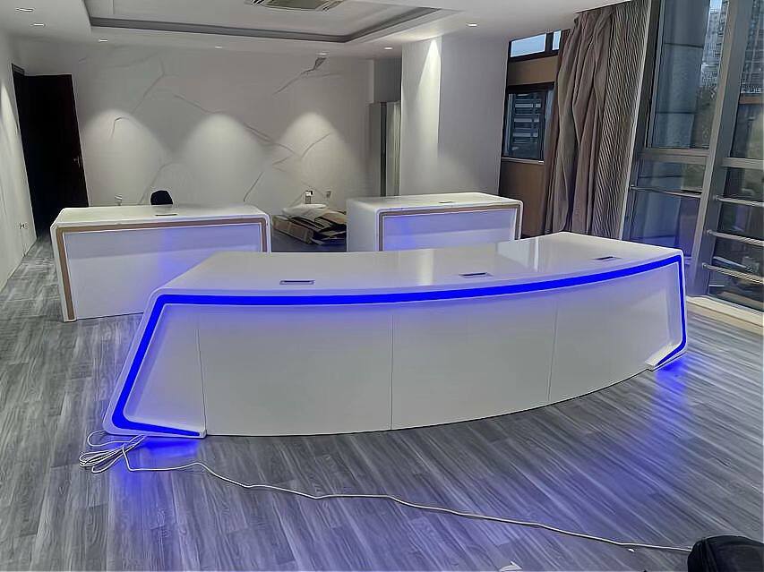 White Paint Table Command Center Console Control Plate Control Plate Factory Direct Sales