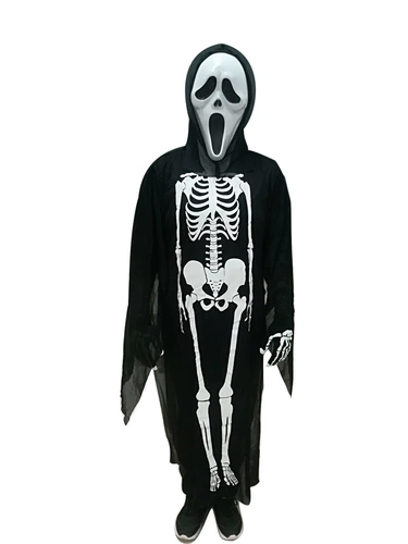 Детская одежда, скелет для взрослых, маска, xэллоуин