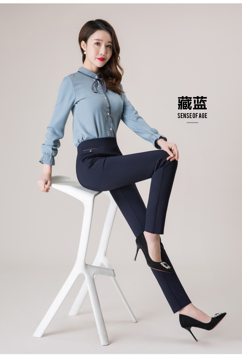 Mùa xuân 2019 mới quần legging mẹ nữ mặc trung niên cạp cao co giãn cỡ lớn mùa hè quần chân xanh - Khởi động cắt đồ ngủ nữ quần áo ngắn