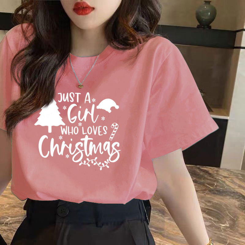 Merry Christmas Tree T-Shirt Santa Claus Party Men's and Women's Short Sleeve Red T-Shirt Trendy Merry Christmas Tree T-Shirt Santa Claus Party Men's and Women's Short Sleeve Red T-Shirt Trendy