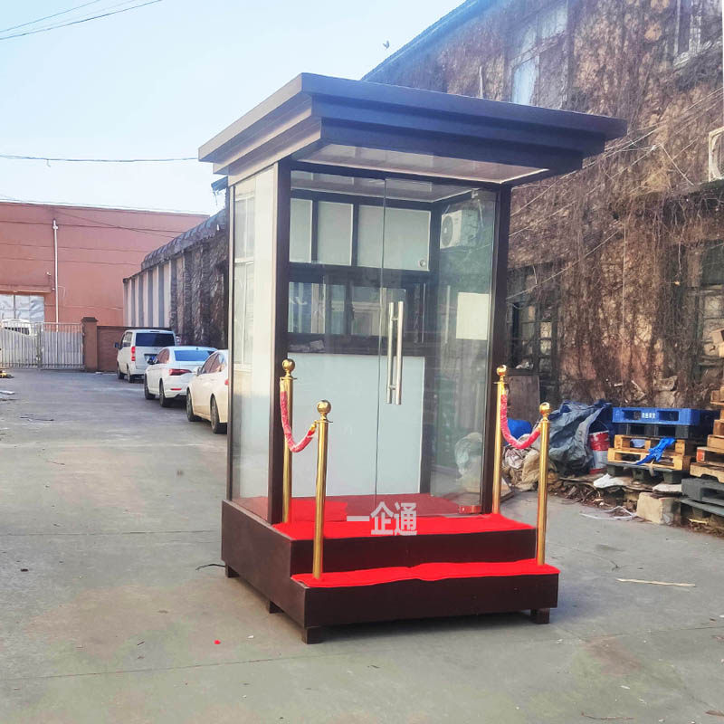Shanghai One enterprise through community stainless steel structure glass door guard mobile activity Yingbin platform Kong pavilion manufacturer