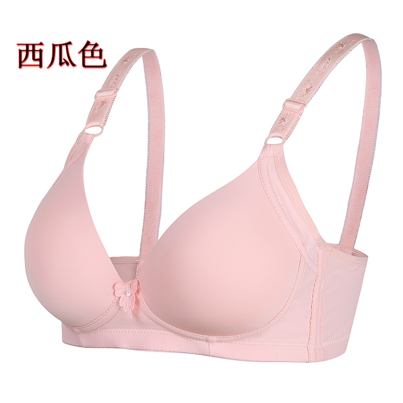 Phụ nữ trung niên áo ngực không có vòng thép Phần mỏng thoáng khí Trung niên ba hàng khóa tập hợp áo ngực mẹ áo lót 3 dây