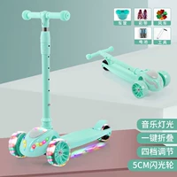 Зеленое колесное колесо+склад+подарок+музыкальный свет