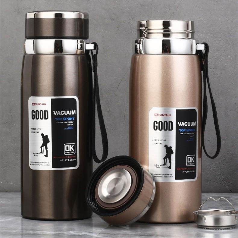 Insulated Cup for Men and Women, Large Capacity 1000ml, High-End 316 Stainless Steel Insulated Kettle, Water Cup, Portable for Students, Outdoor 800