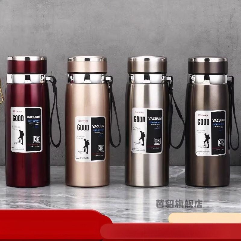 Insulated Cup for Men and Women, Large Capacity 1000ml, High-End 316 Stainless Steel Insulated Kettle, Water Cup, Portable for Students, Outdoor 800