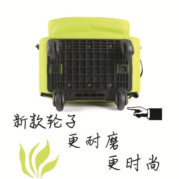 Siêu nhẹ xe đẩy ba lô túi đeo vai nữ nam dung tích lớn không thấm nước 20 inch phổ bánh xe có thể lên túi hành lý - Túi du lịch túi đựng đồ cá nhân