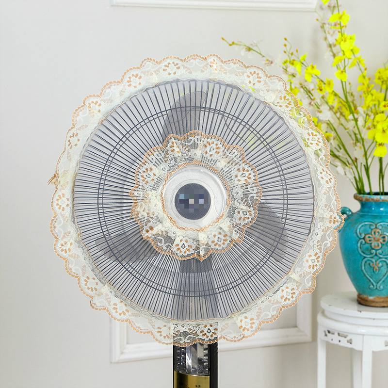 Fan cover dust cover floor-to-ceiling electric fan protection net children anti-pinch hand household full circle cartoon protection children