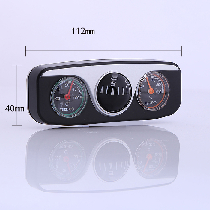 Direct selling LC - 3 vehicle multi - function compass thermometer 28mm guide ball