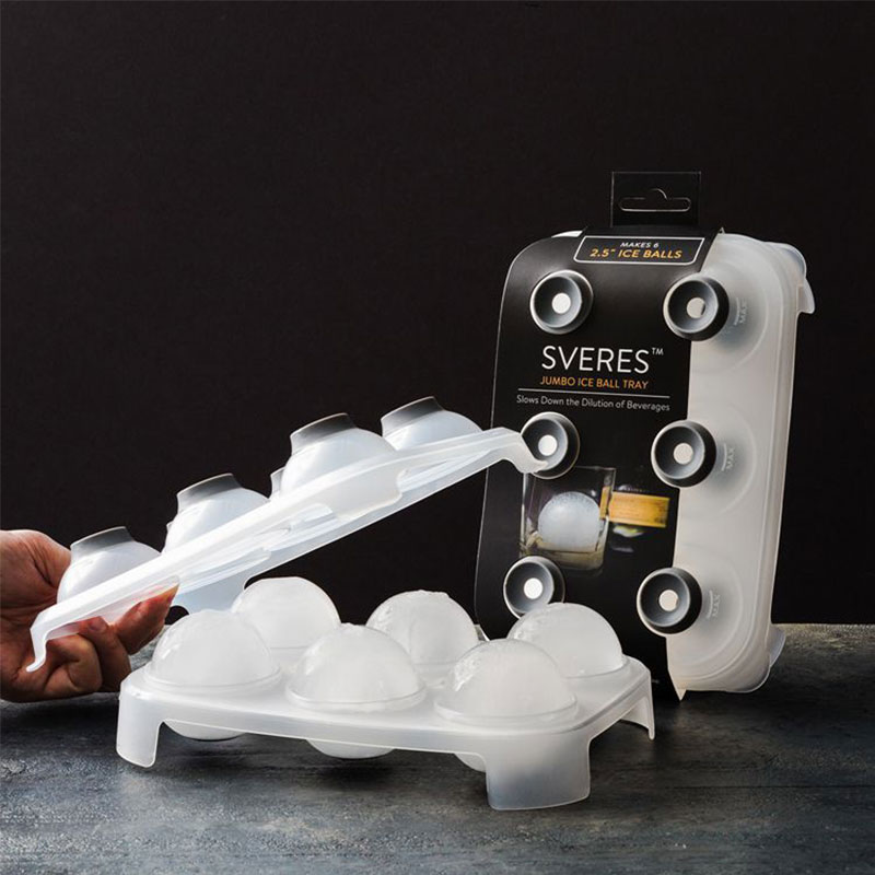 SVERES Jumbo whiskey ice hockey mold making ice mold ice box Homemade spherical ice grid ice making silicone box