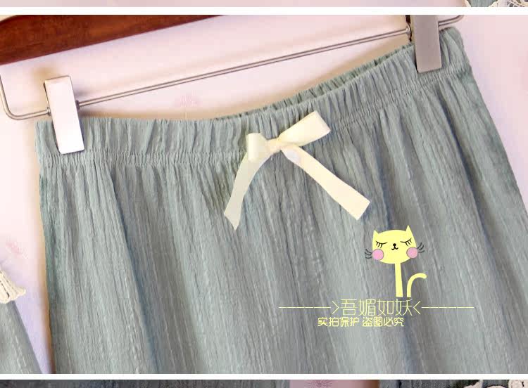 Pyjama pour femme en Coton à manches - Ref 2995169 Image 14