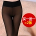 2018 mới quần legging giả da mùa đông đen eo cao cộng với nhung dày size lớn là quần skinny màu ấm quần