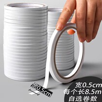 Double-sided Adhesive Cotton Paper Adhesive Tape Powerful Transparent Double Face Adhesive Students Hand Ultrathin Hand Ripping Paper Rubberized Fabric