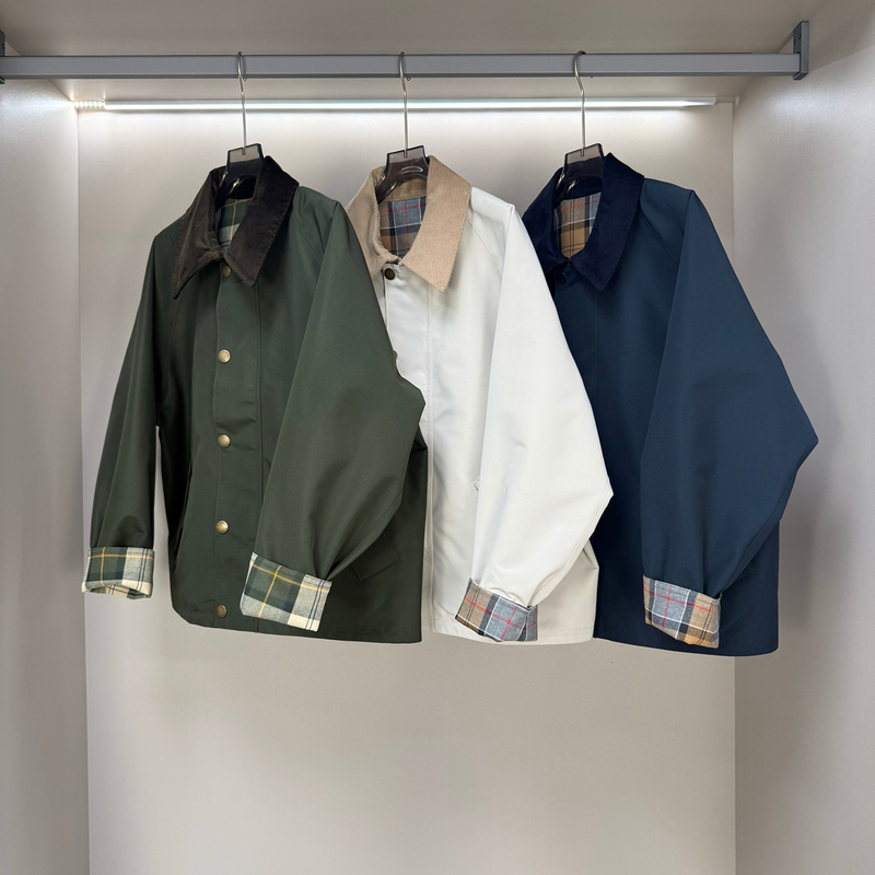 【Real Photos in Stock】Divine Color, Stunning Details, Reversible Barn Style Os Fit Vintage Plaid Short Jacket 【Real Photos in Stock】Divine Color, Stunning Details, Reversible Barn Style Os Fit Vintage Plaid Short Jacket