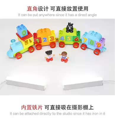 Daylight stick fill light dimmable daylight treasure box Studio professional soft light light(a set of two)