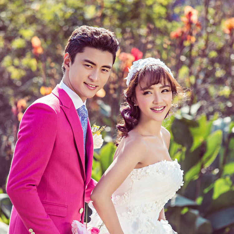 Bộ đồ vest nam thời trang Hàn Quốc chủ nhà chú rể biểu diễn ca sĩ phòng thu chủ đề quần áo ảnh đồ vest