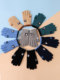 Children's gloves keep warm in winter for primary school students 6-12 years old, five-finger separated woolen plus velvet thickening solid color full-finger boys