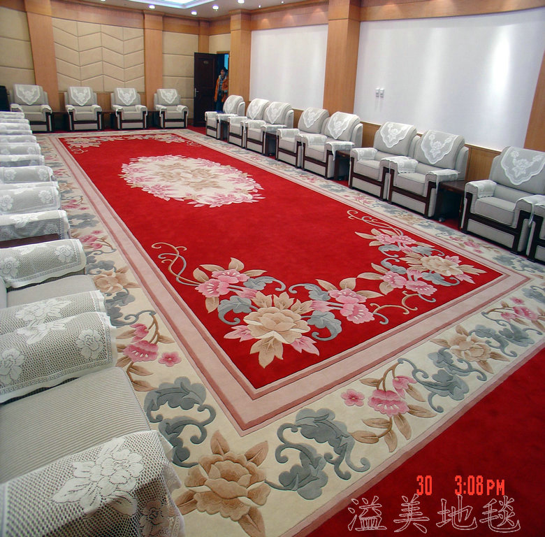 Yimei tùy chỉnh thủ công ty thảm phòng họp văn phòng acrylic phong cách châu Âu nhỏ gọn thời trang Kỹ thuật dày - Thảm thảm trải giường mùa đông