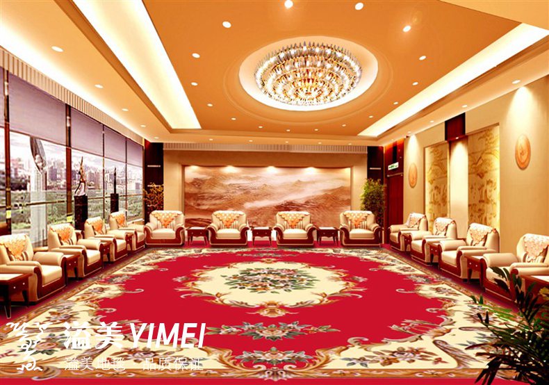 Yimei tùy chỉnh thủ công ty thảm phòng họp văn phòng acrylic phong cách châu Âu nhỏ gọn thời trang Kỹ thuật dày - Thảm thảm trải giường mùa đông