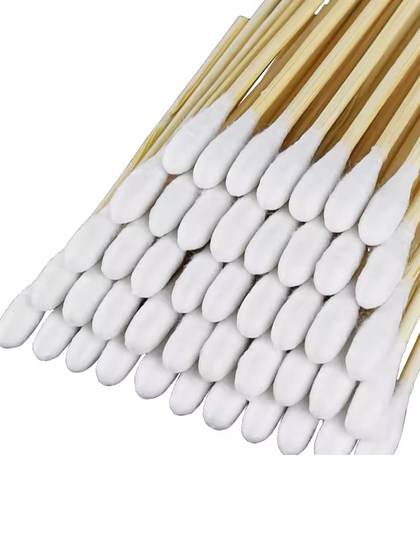 医用棉签无菌医疗一次性用品消毒家用单头掏耳医药用灭菌木棉花棒