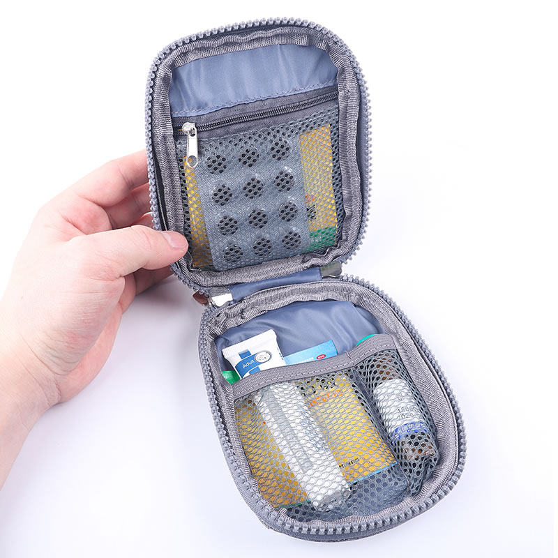 Travel portable epidemic prevention bag medical medical first aid bag primary school students household emergency medicine storage health bag