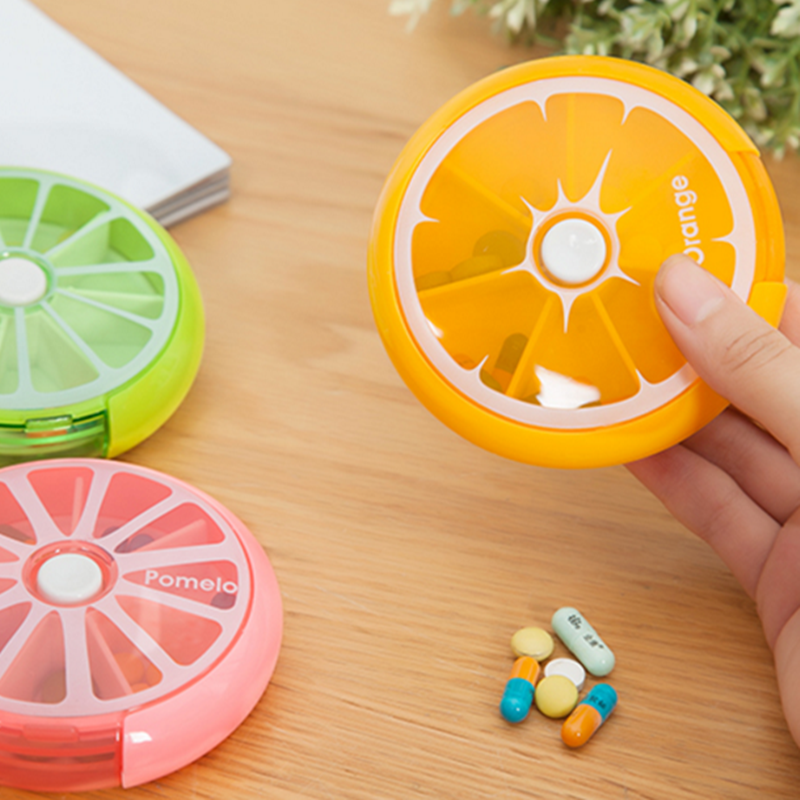 A week portable small medicine box Mini free pill medicine box Packaged Medicine Ingots To Contain Box G Escape Bag