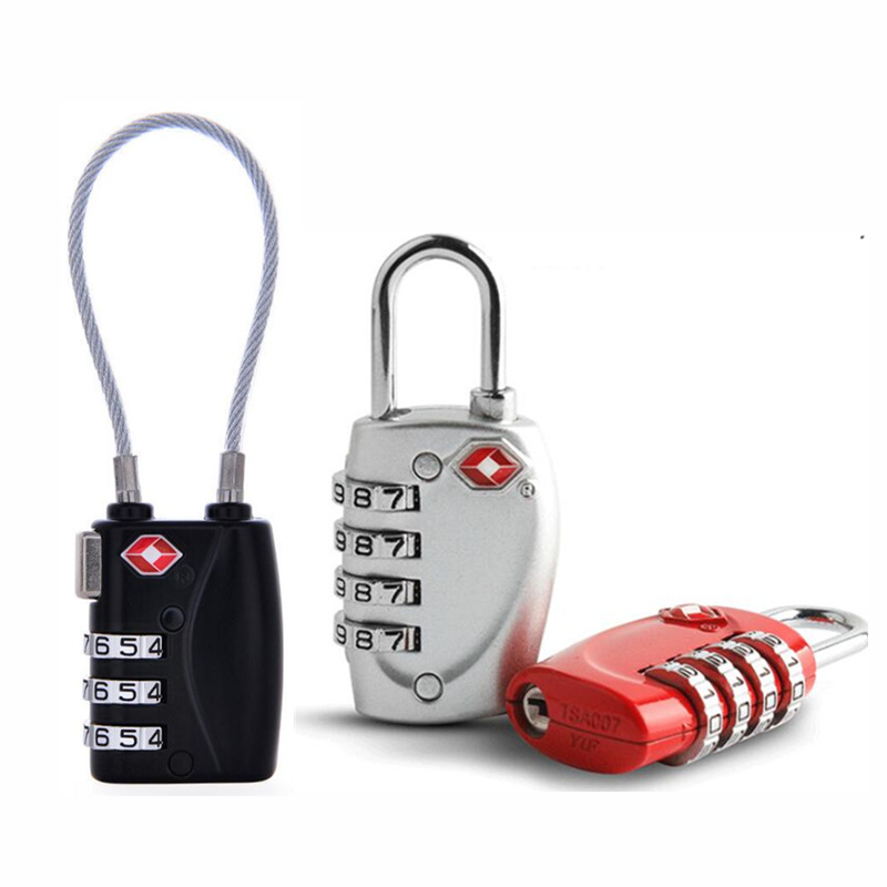 tsa719 Code Lock Travel Abroad Customs Lock Travel Door Chain Buckle Entrusted Customs Clearance Lock Luggage Lalever Luggage Padlock
