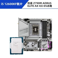 I5 12600KF Свободная таблетка+гигабайт Z790M Aorus Elite Axe Ice D5 Ice Sculpture