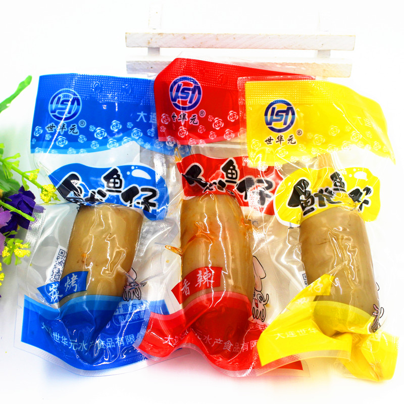 Dalian specialty seafood Shihuayuan squid 500g Ready-to-eat snacks Spicy charcoal grilled original sea hare cuttlefish