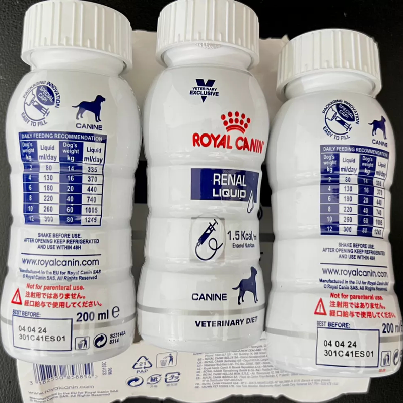 Taiwan Version of the French Royal Icu Dog and Cat Kidney Series/Gastrointestinal Series/Intensive Care Nutritional Supplement Solution Taiwan Version of the French Royal Icu Dog and Cat Kidney Series/Gastrointestinal Series/Intensive Care Nutritional Supplement Solution