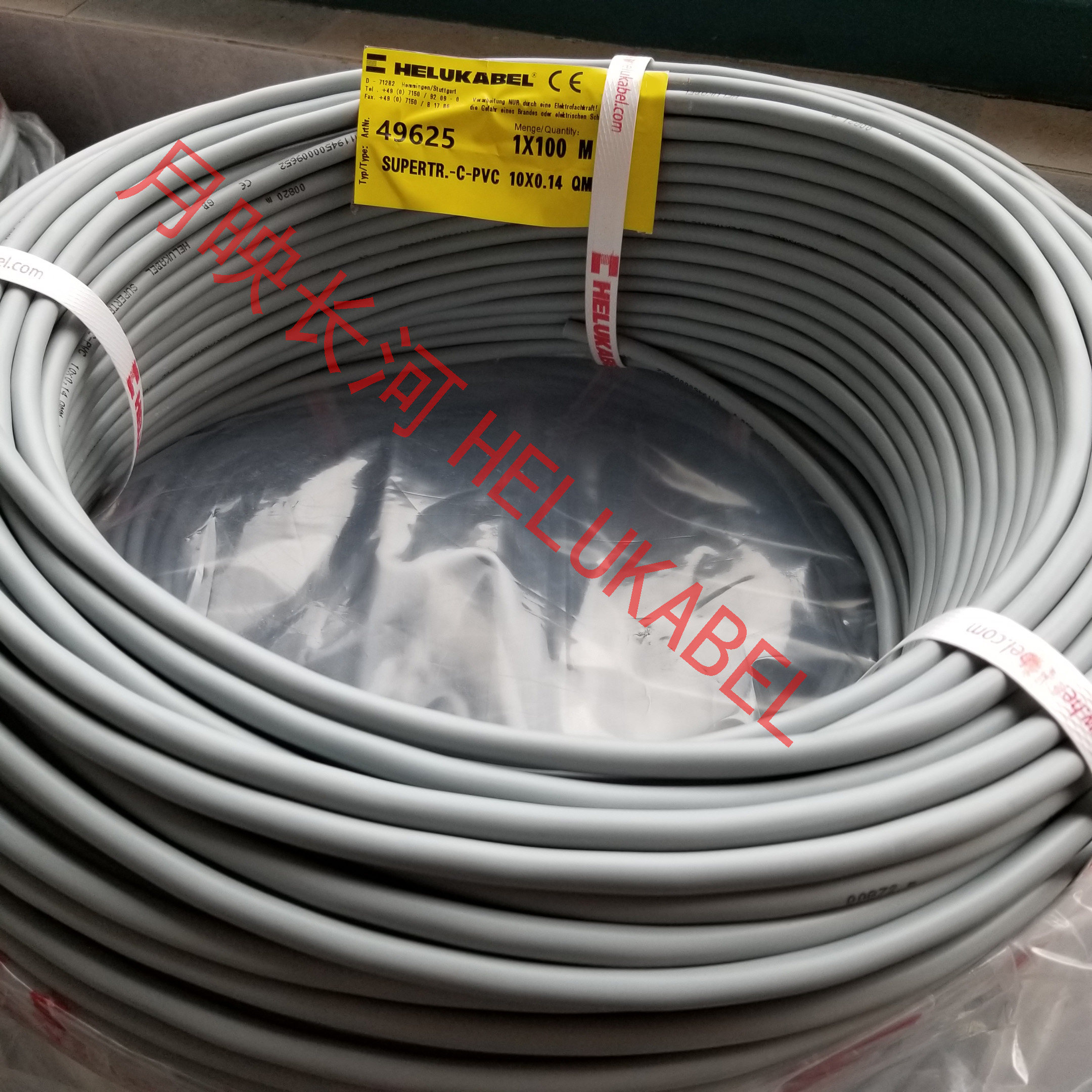 GERMAN AND SOFT HELUKABEL CABLE SUPERTRONIC-C-PVC 10X0 14QMM 49625