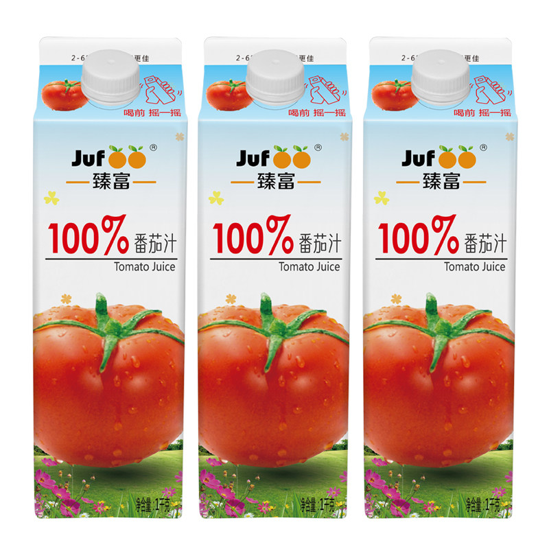 Such pure juice 100 % tomato juice 1kg * 3 bottles of unsweetened tomato juice fruit and vegetable drink