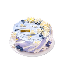 FALANC romantic taro paste Scorpio birthday cake delivery in the same city to Beijing Shanghai Hangzhou Guangzhou and Shenzhen