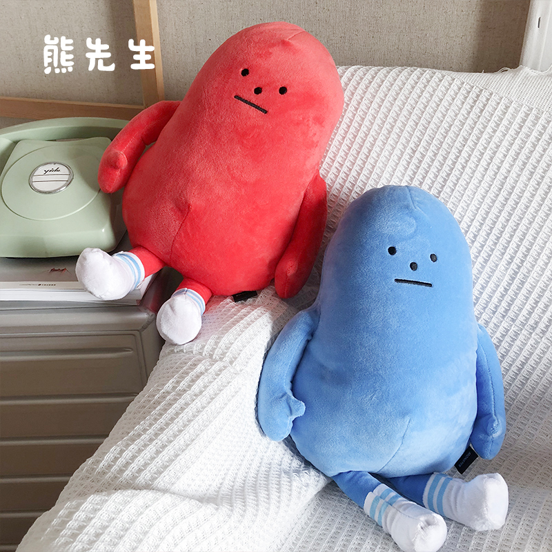 Korean ins the same net red cute sticky monster sleep comfort doll funny plush doll birthday gift