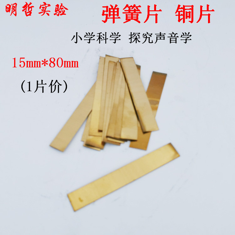 弹簧片29009小学科学探究响铜片振动声音实验器材教学仪器学具