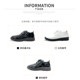 Boys' leather shoes black soft sole middle and big children's campus performance children's British style etiquette stage black and white performance shoes