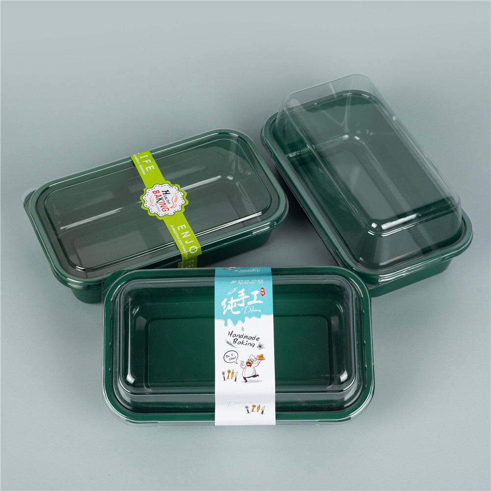 Chinese Style Pastry Packaging Box Peach Crisp Potato wife Cake Transparent Plastic Food Refreshment Box Luxi River Cote Box