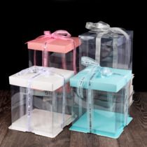 Full Transparency Mini 4 Inch 2 3 5 6 Inch Four Inch Pops Mousse Little West Point Birthday Cake Packaging Box Subhand