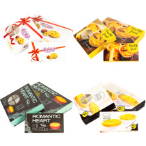  Portuguese egg tart box 2 pieces 4 pieces 3 pieces 6 pieces Baked food packaging cake One-time packaging carton 100 pieces