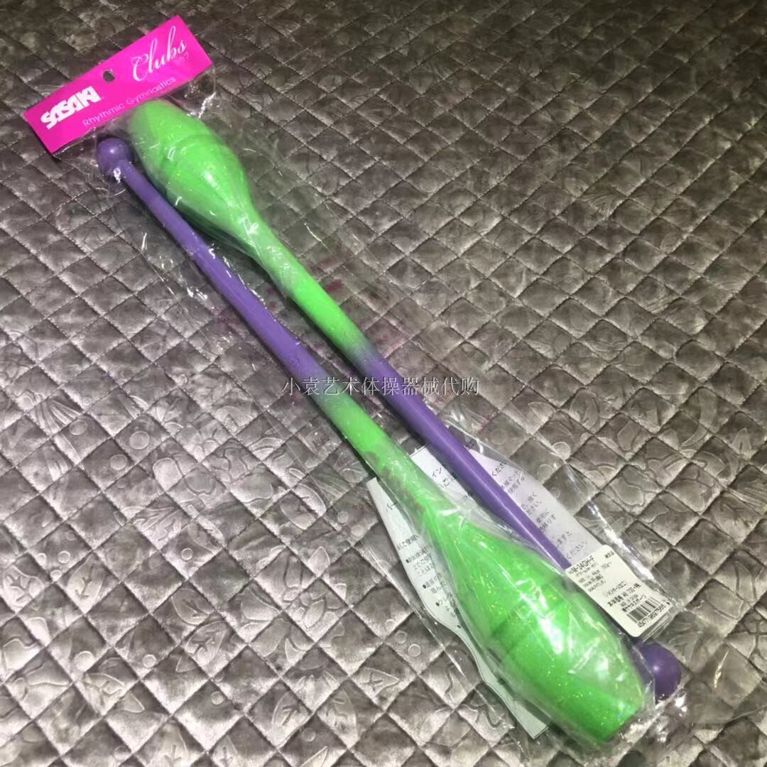 Domestic Spot Discount Price Japan SASAKI Artistic Gymnastics in Artistic Gymnastics (Long: 40 5cm) Green Purple