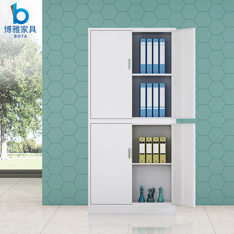 Steel cabinet office information cabinet with door opening credentials sheet iron sheet storage cabinet with lock finance two-piece archive cabinet