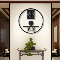 New Chinese watch wall clock living room home creative wall watch family atmosphere fashion Chinese style quartz clock