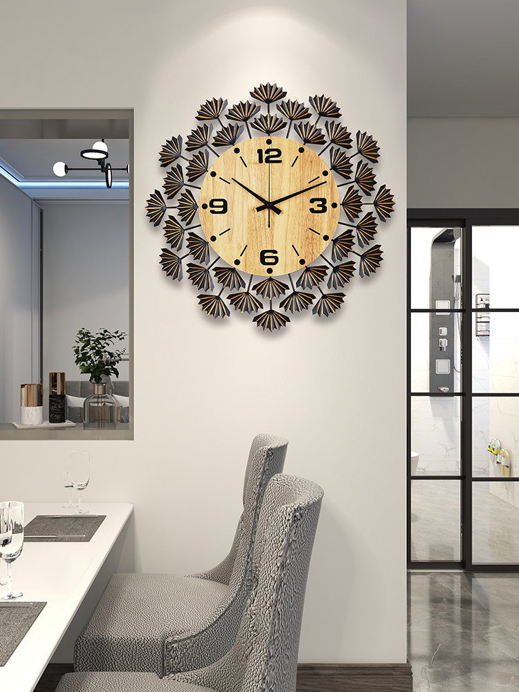 Nordic Wall Clock Home Personality Art Wall Watch Living Room Bedroom Wall Clock Art Decoration Atmospheric Creative Clock