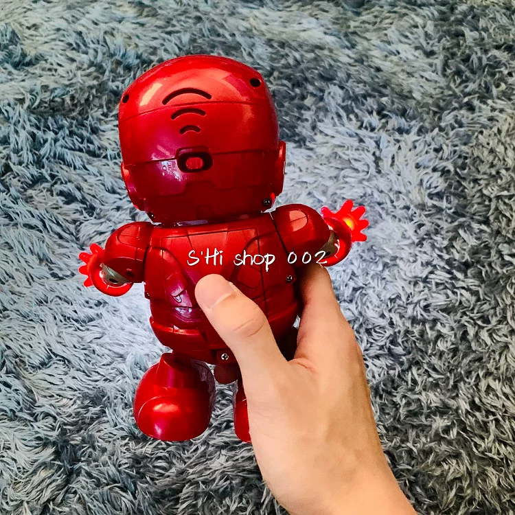 Танцевальный робот, легкий музыкальный электр toy, Marvel, подарок на день рождения