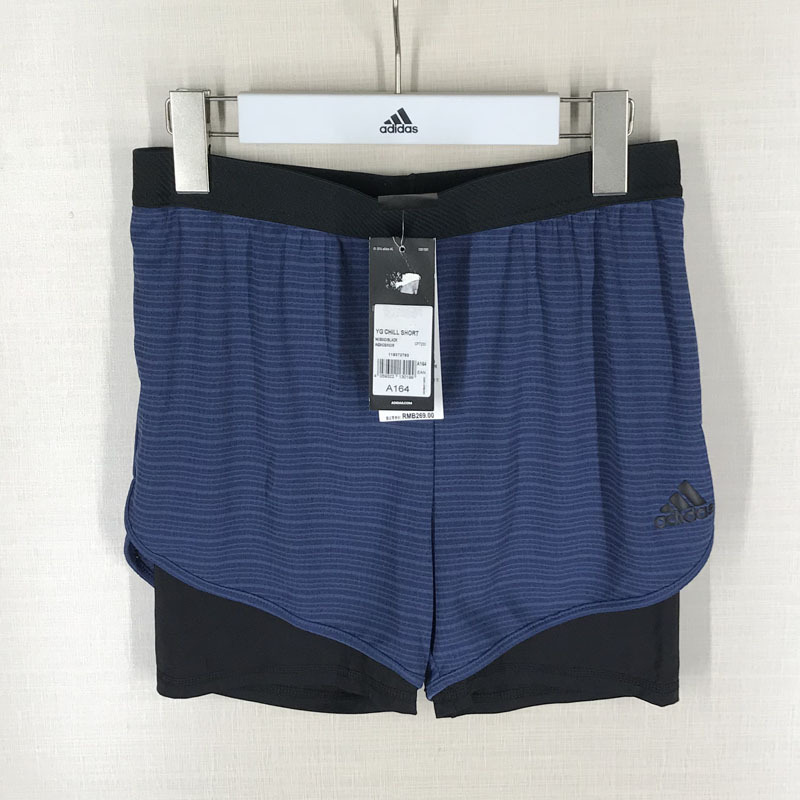 Adidas/Adidas Big Kids' Sports Running Shorts Double-Layered with Tight Inner Lining Shorts Cf7230