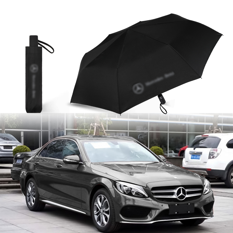 Suitable for Mercedes-Benz E-class car umbrella C-class S-class C200L E200L E300L high-end fully automatic retractable umbrella