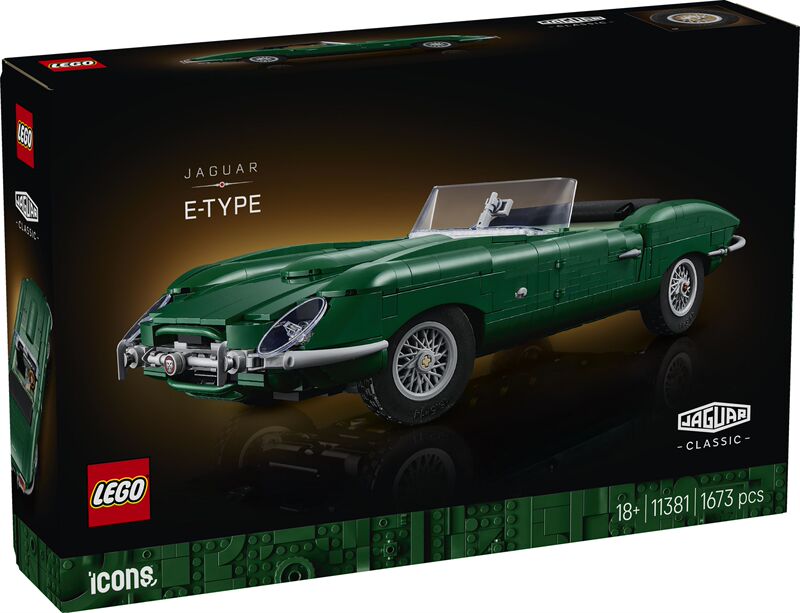 Authentic Lego 11381 Jaguar Type-E Convertible Car Building Blocks for Boys and Girls Authentic Lego 11381 Jaguar Type-E Convertible Car Building Blocks for Boys and Girls